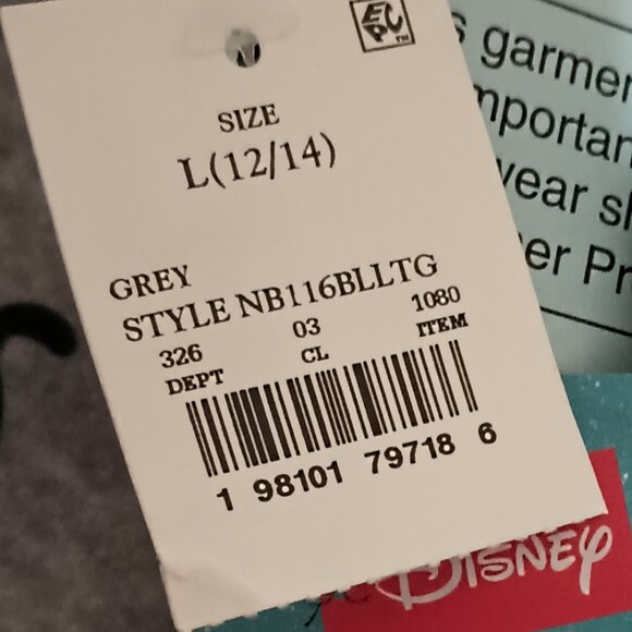 Boys' The Nightmare Before Christmas 2pc Cozy Pajama Set - Gray Large - Picture 5 of 5